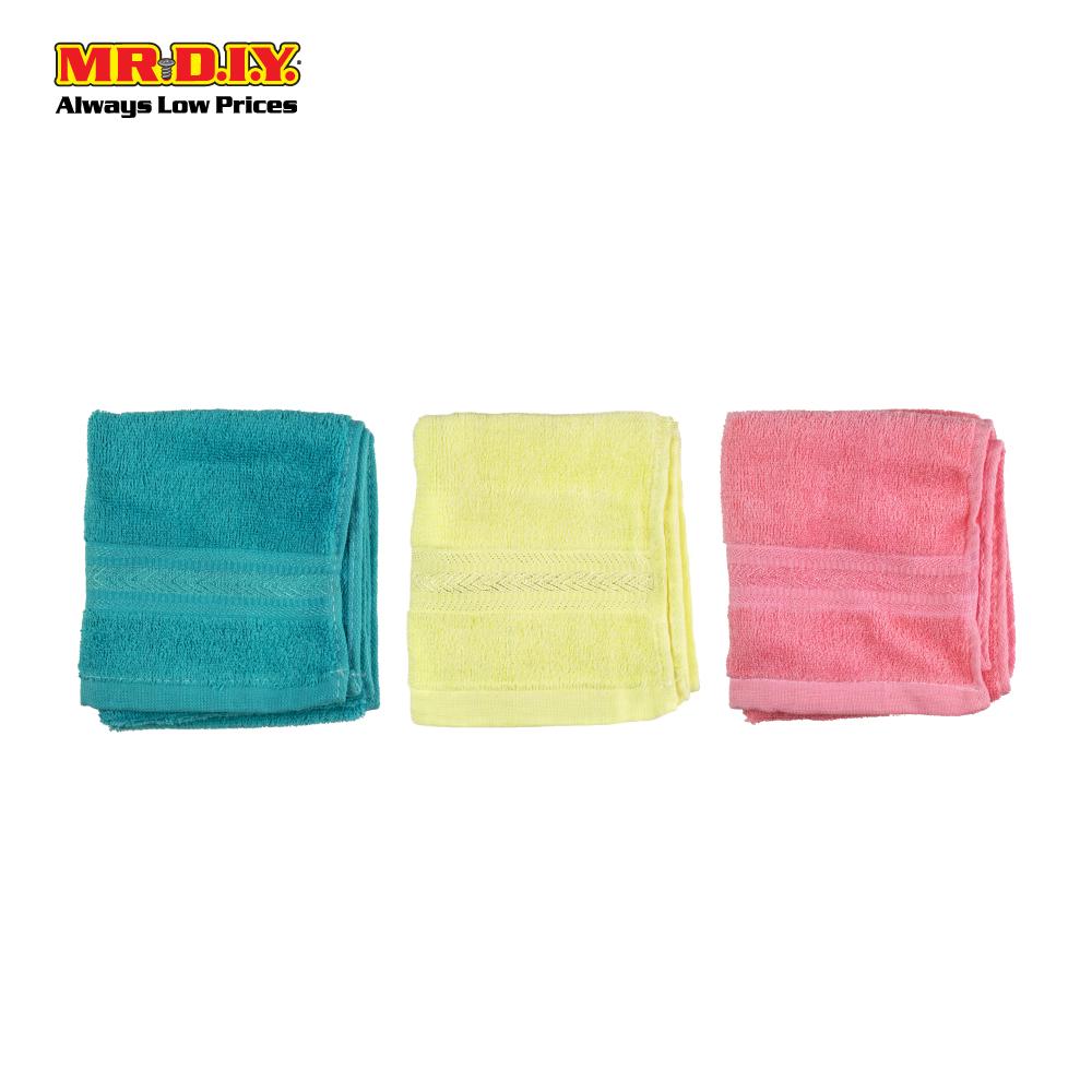 Mr Diy Microfiber Multi Colour Square Towels 5pcs Shopee Malaysia