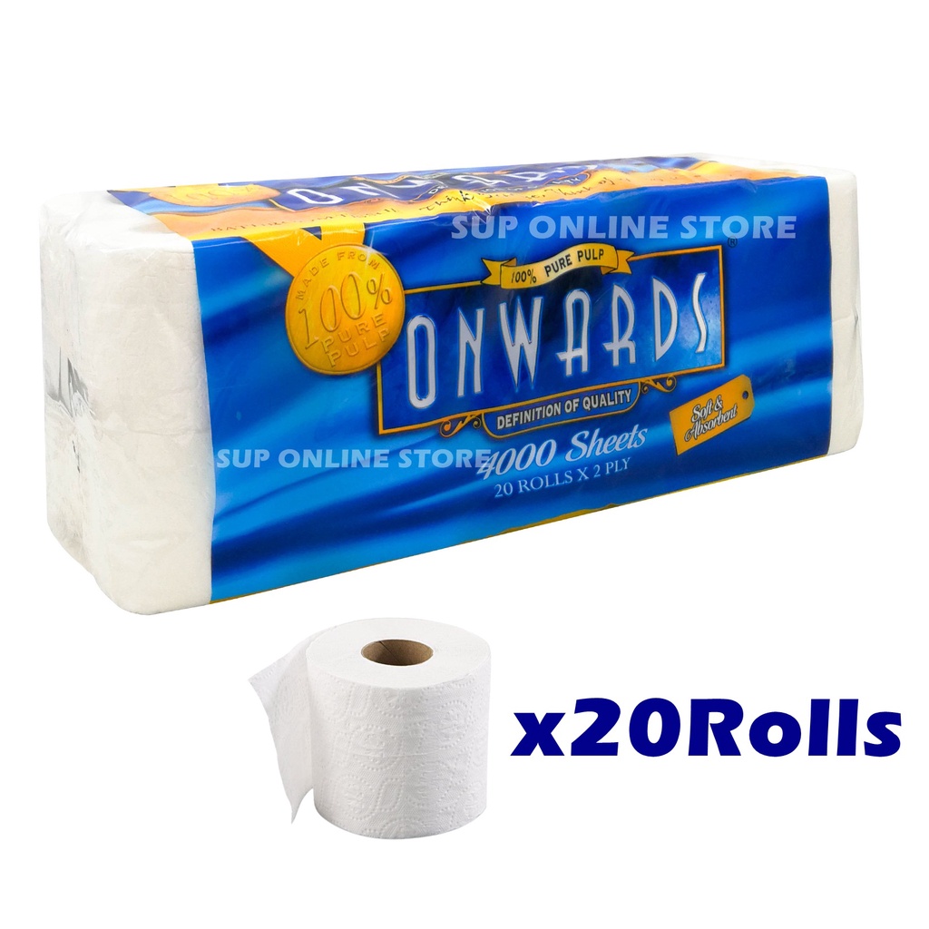 Onwards Premium Toilet Paper / Bathroom Tissue / Tissue Tandas Shopee