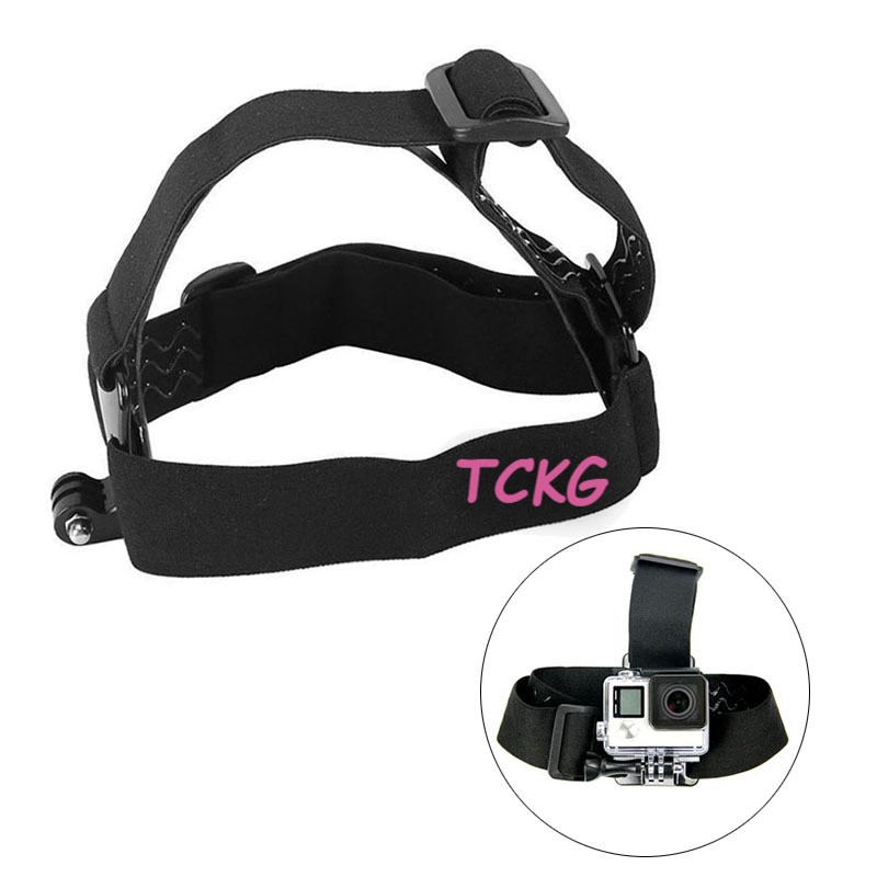 Tg Action Camera Head Strap Mount Sport Cam Helmet Compatible