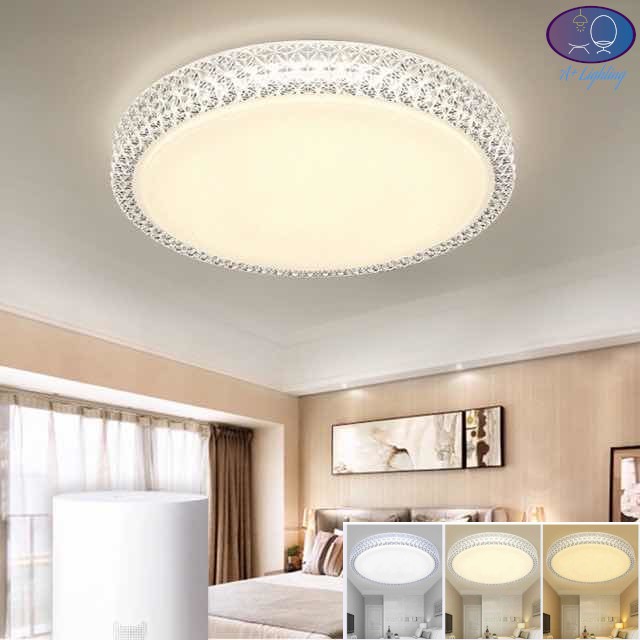 50W / 36W ELEGANT CEILING LIGHT 3 COLOR LED LIGHT ROUND/SQUARE SURFACE ...