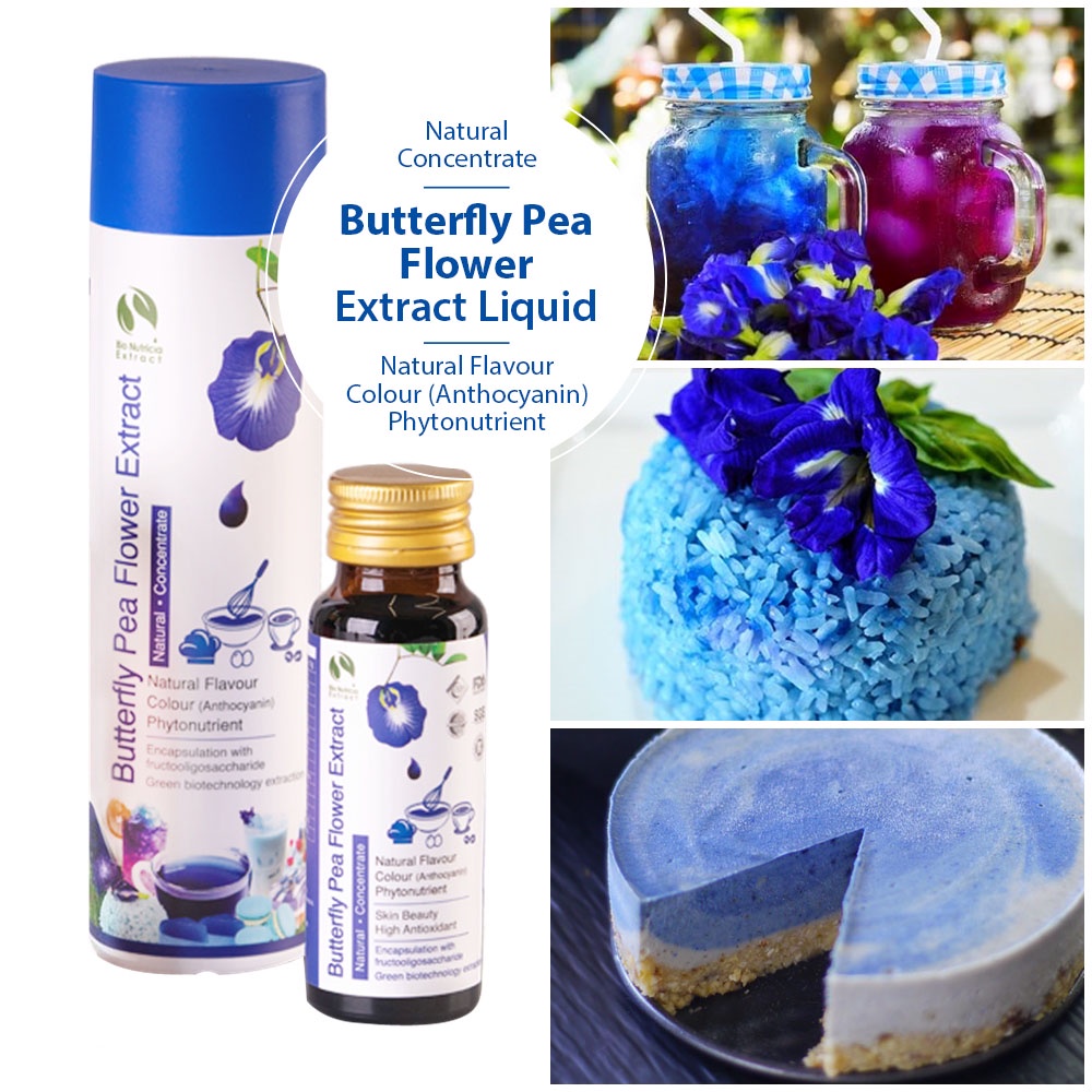 Carmine County All Natural Butterfly Pea Flower Extract 30, 60% OFF