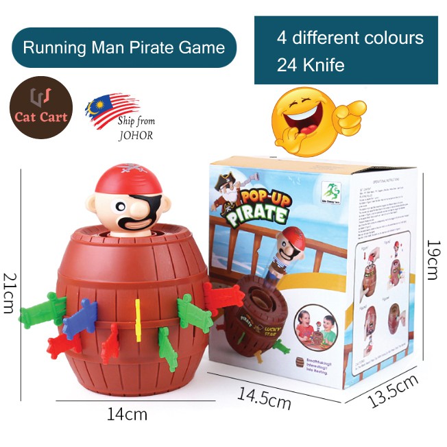 running man pop up pirate