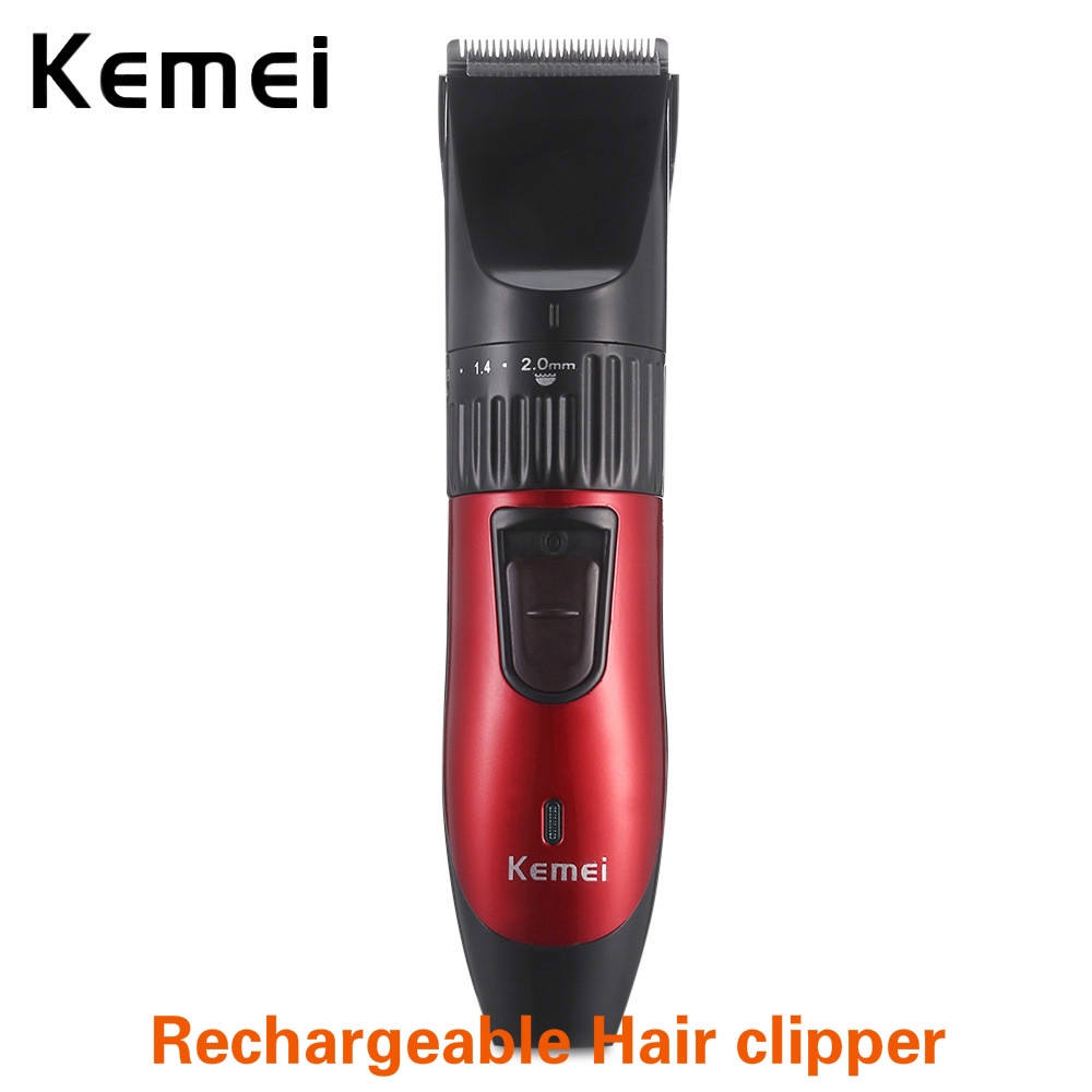 Kemei Rechargeable Hair Cutter Trimmer Electric Mesin Gunting Rambut