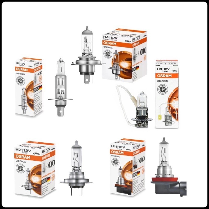 Buy Osram 100 Original Osram H4 H1 H3 H7 H11 Hb4 Hb3 60w 12v Halogen Bulb Seetracker Malaysia