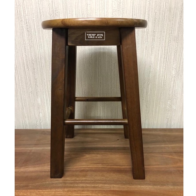 WT Wooden Stool (Solid Wood)