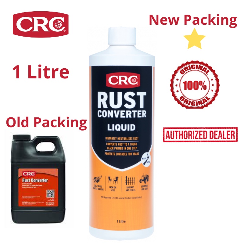 1l Crc Rust Converter 18418 Instantly Stops Rustcoverts Rust To A