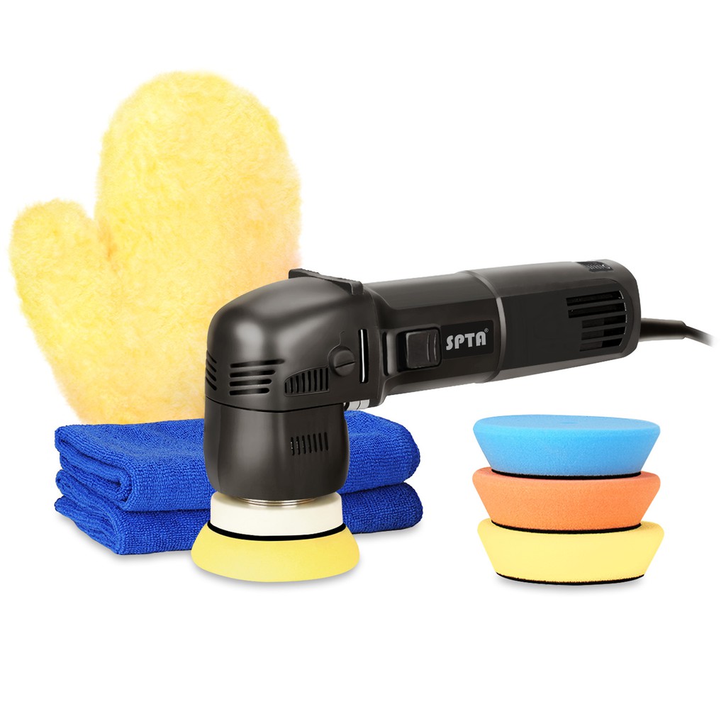 SPTA 3''/80mm 10mm Mini Dual action polisher DA Polisher Set For Auto