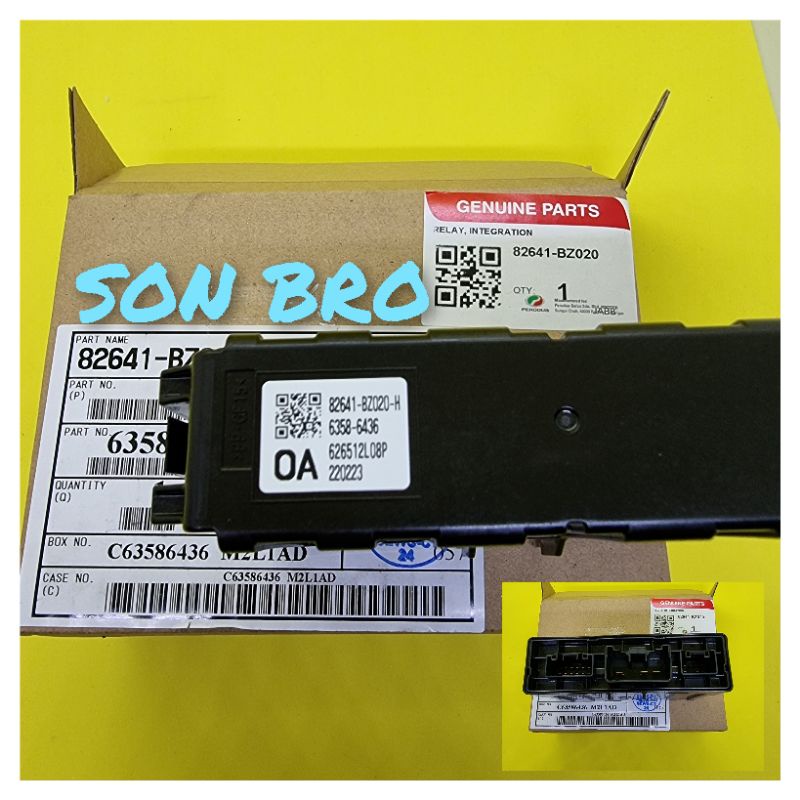 PERODUA AXIA BEZZA MYVI 2018 D20N RELAY INTEGRATION 82641BZ020