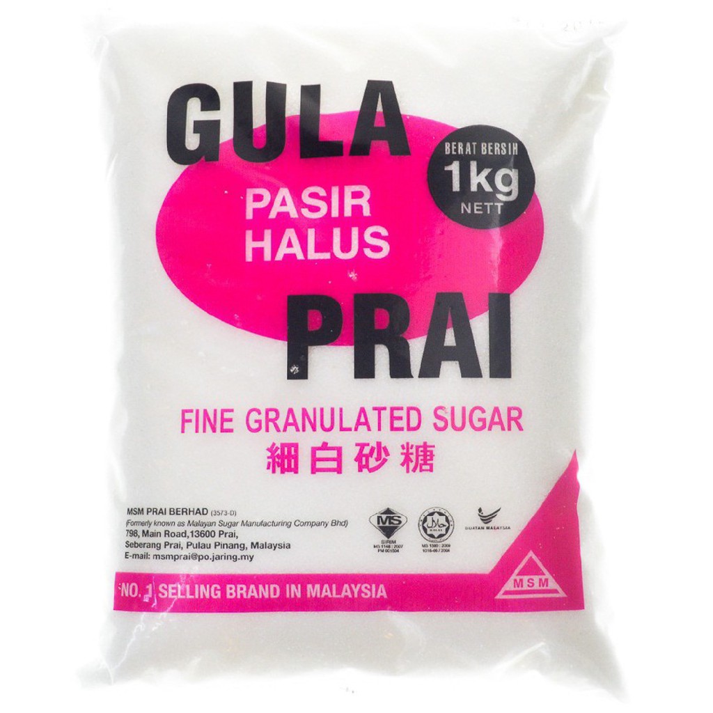 Prai Fine Granulated Sugar 1kg Shopee Malaysia