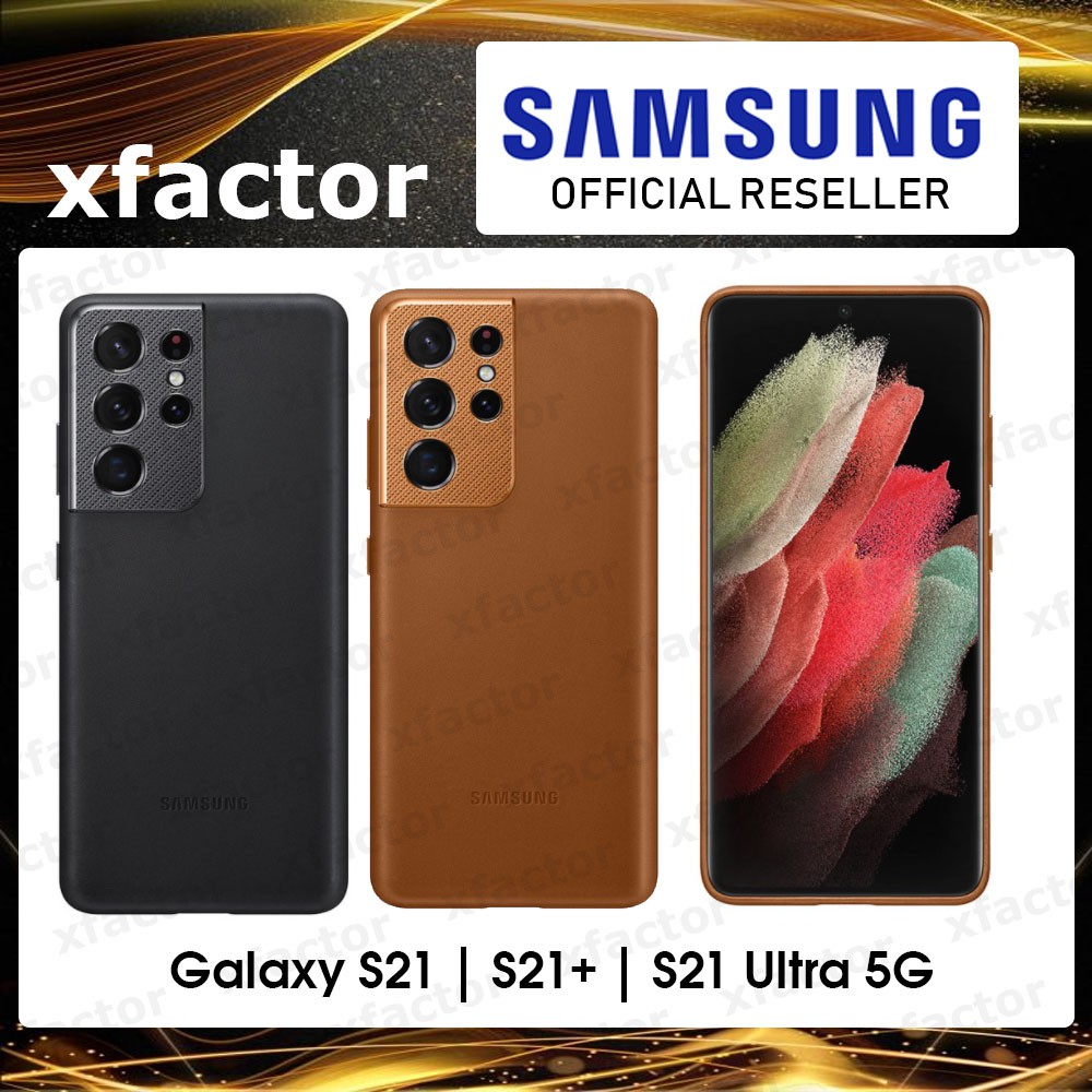 Original Samsung Galaxy S21 S21 Plus S21 Ultra Leather Cover Shopee Malaysia