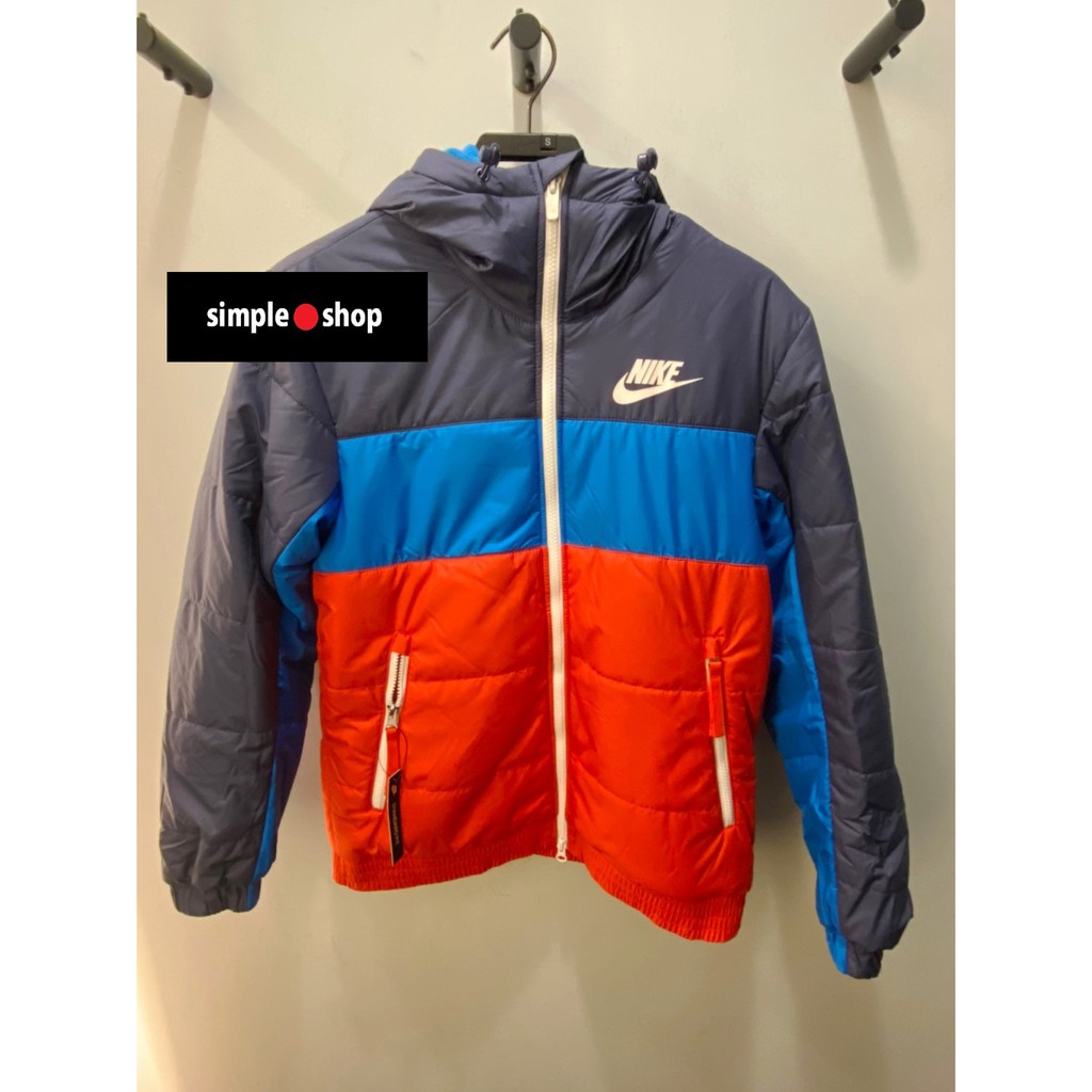 nike long padded jacket mens