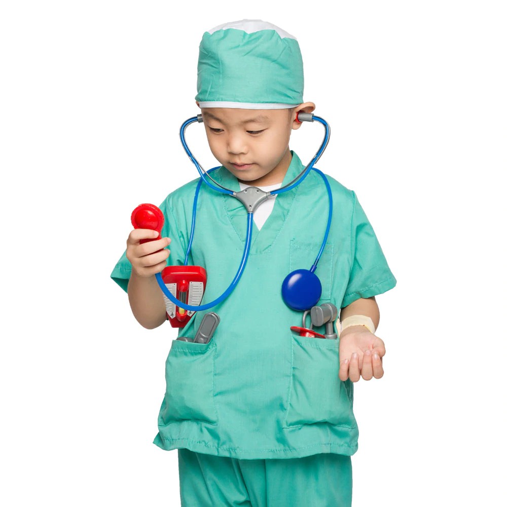 baby in doctor costume