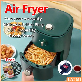 Air Fryer 4.5L High Capacity Automatic timing Multifunctional automatic oil-free Same Style With Tik Tok