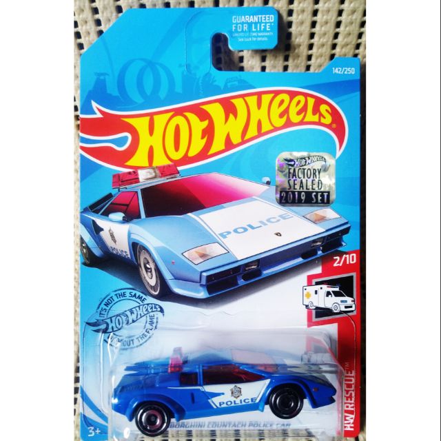 Hot Wheels Lamborghini Countach Police Car FS B4-4/6 Die ...