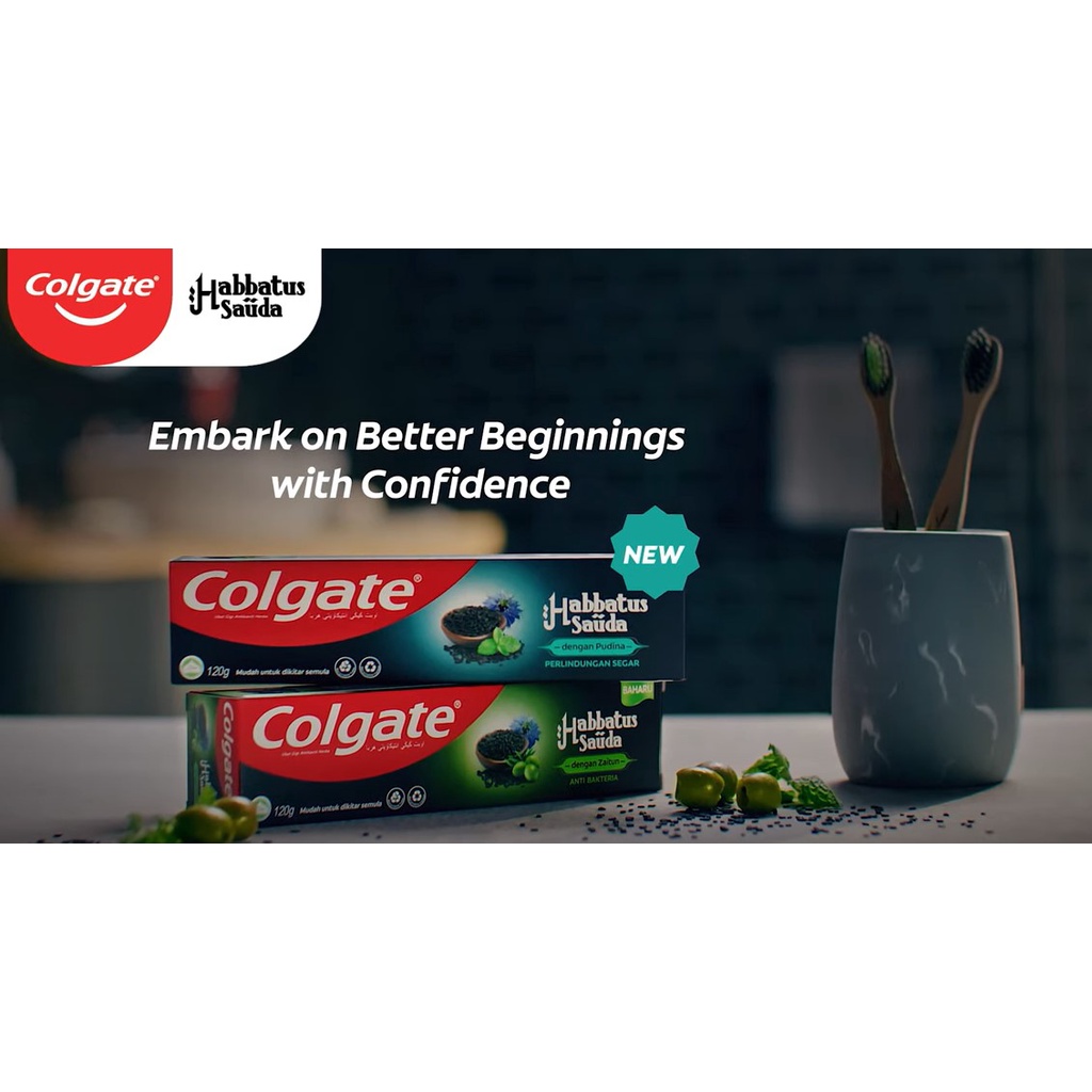 COLGATE HABBATUS SAUDA ZAITUN/ PUDINA TOOTHPASTE 120G Shopee Malaysia