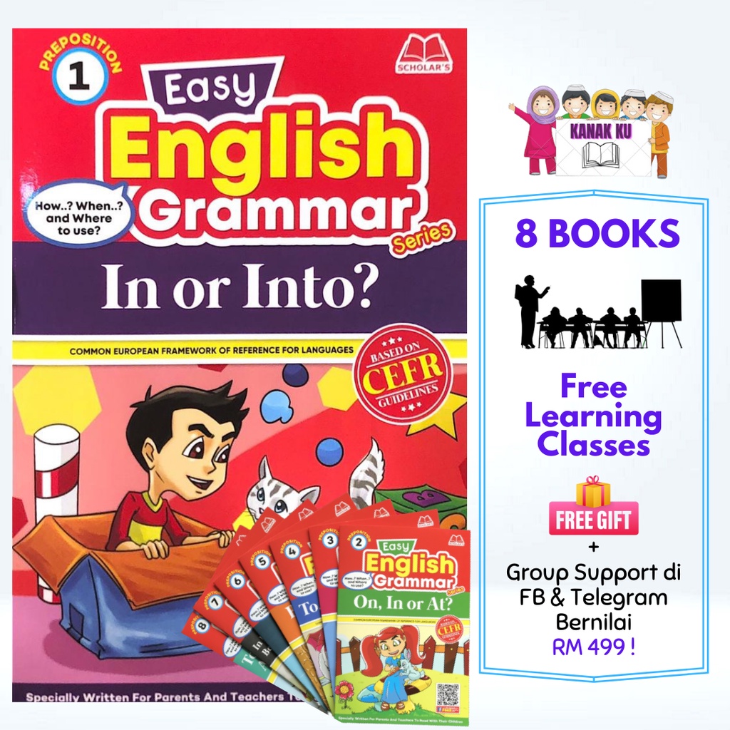 Reading Book For Kids- Easy English Grammar+FREE Book -Readers -Easy -Book-Children-Phoenics-Kindergaten-preschool-words  | Shopee Malaysia
