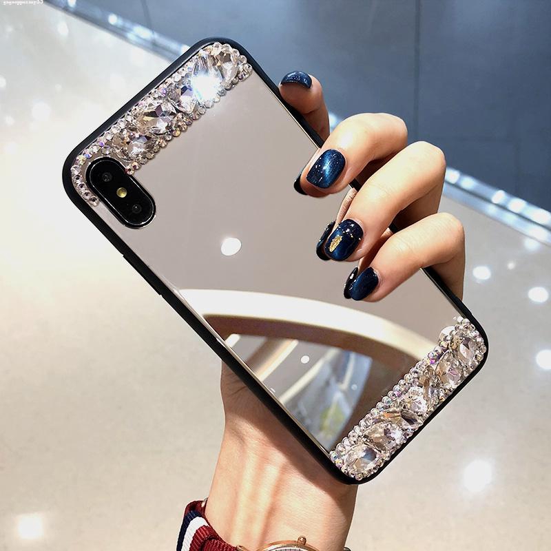 Diamond Mirror Phone Case For Vivo V20 Pro Y20 Y12S Y30 Y50 Y19 V17 S1