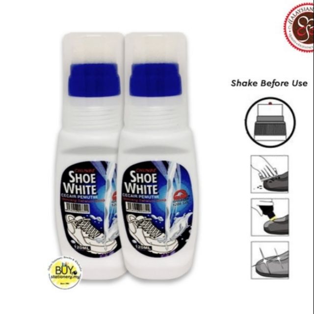 Chunbe Shoe White 2in1 120ml -(2s/PKT) Kapur Kasut Putih)White School ...