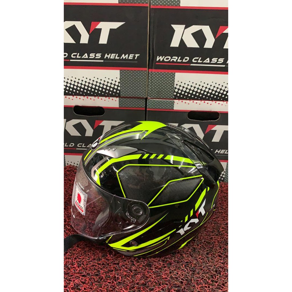 KYT OPEN SINGLE VISOR HELMET L SIZE | Shopee Malaysia