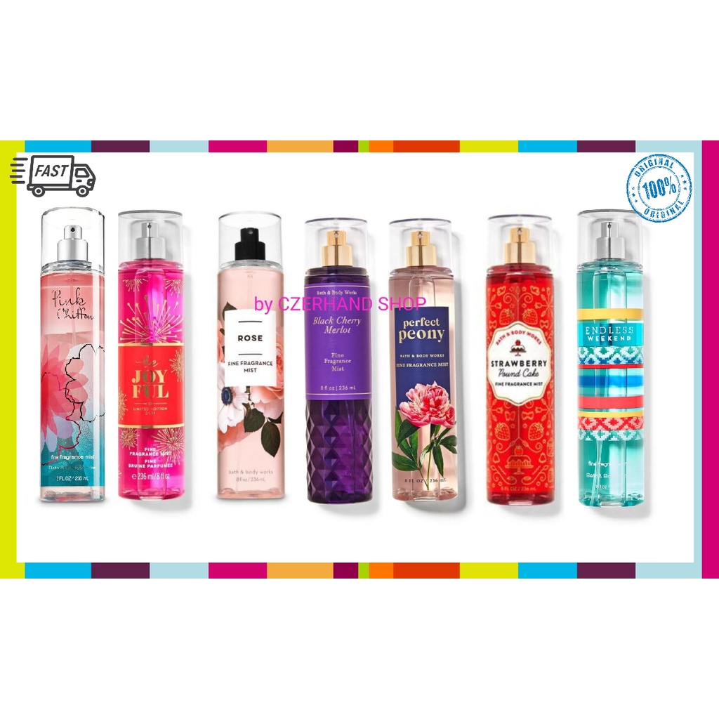 BATH & BODY WORKS (BBW) FINE FRAGRANCE BODY MIST (236mL) | Shopee Malaysia