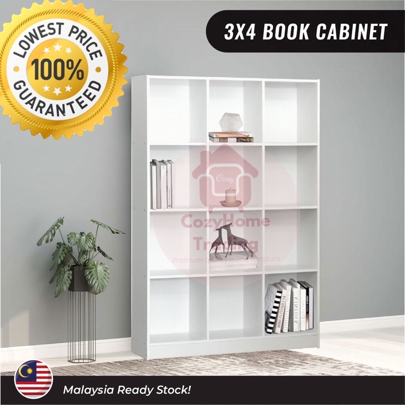 Book Shelf 12 cubes / Filing Cabine/ Rack / Almari Buku / Almari File
