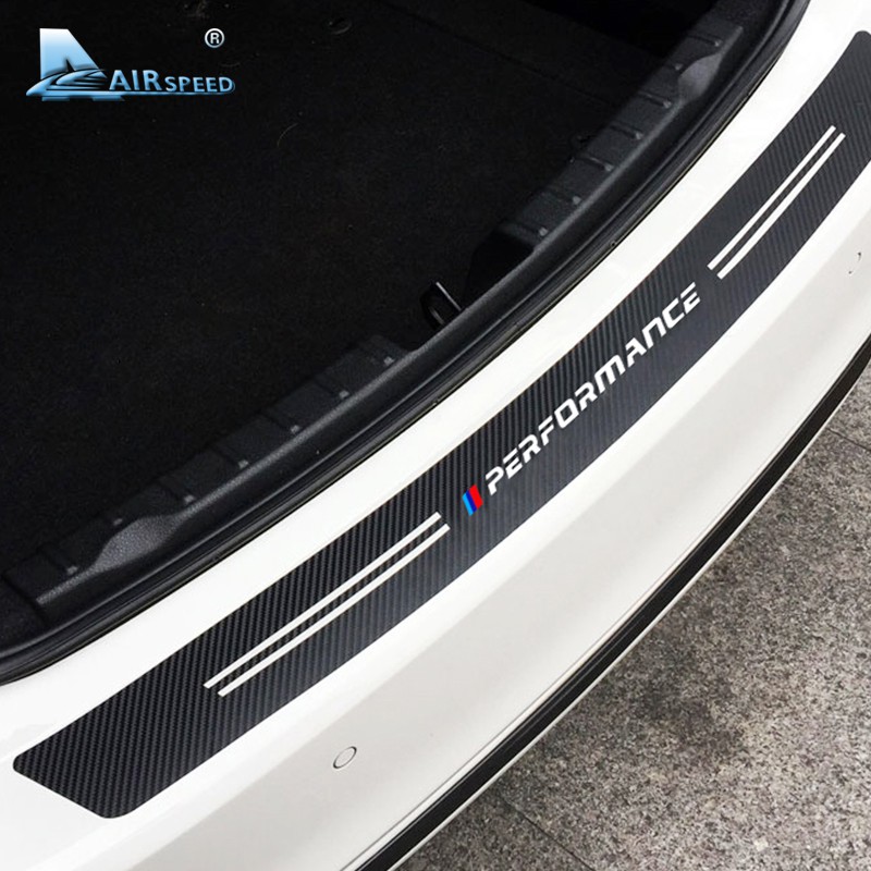 Carbon Fiber Car Rear Bumper Stickers Cover for BMW F20 F30 F10 E60 X1 X6 M3 M5