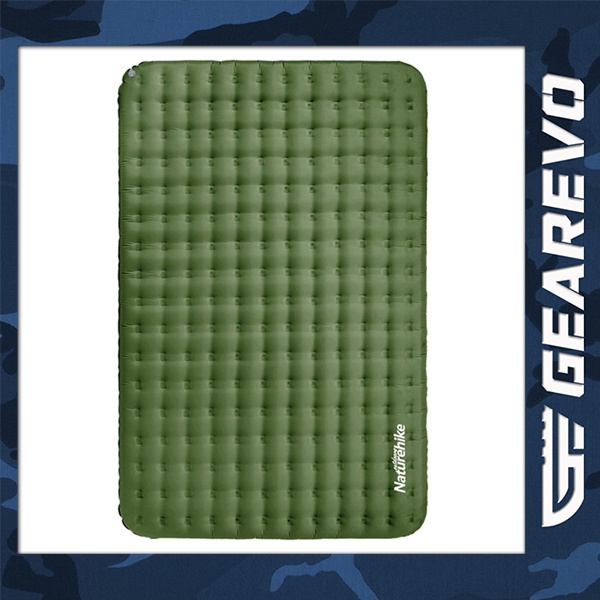 Naturehike Outdoor Double Inflatable Thick Sleeping Pad Forest Green