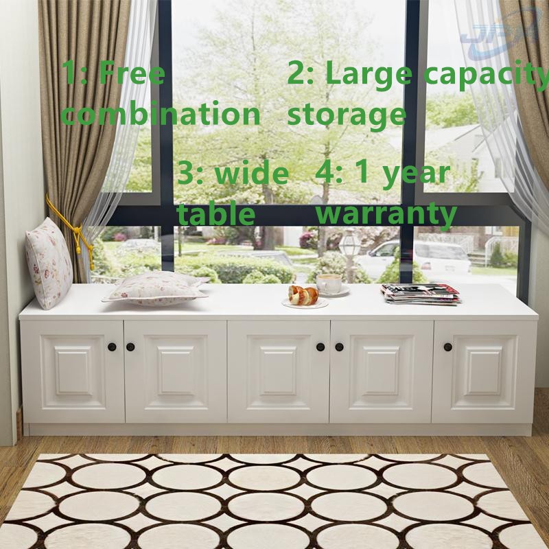 bay window solid wood custom free combination balcony floor storage low Shopee Malaysia