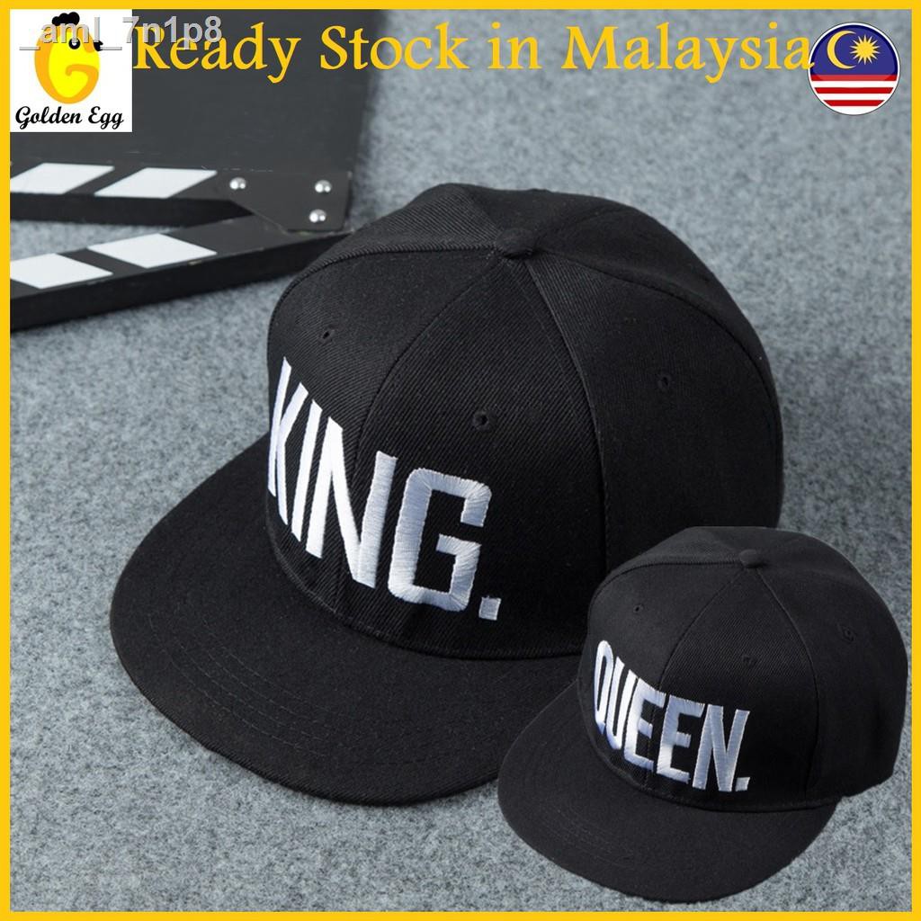 ஐ Gec King Queen Embroidery Adult Unisex Snapback Cap Hiphop Sport Fashion For Men Topi Dewasa Shopee Malaysia