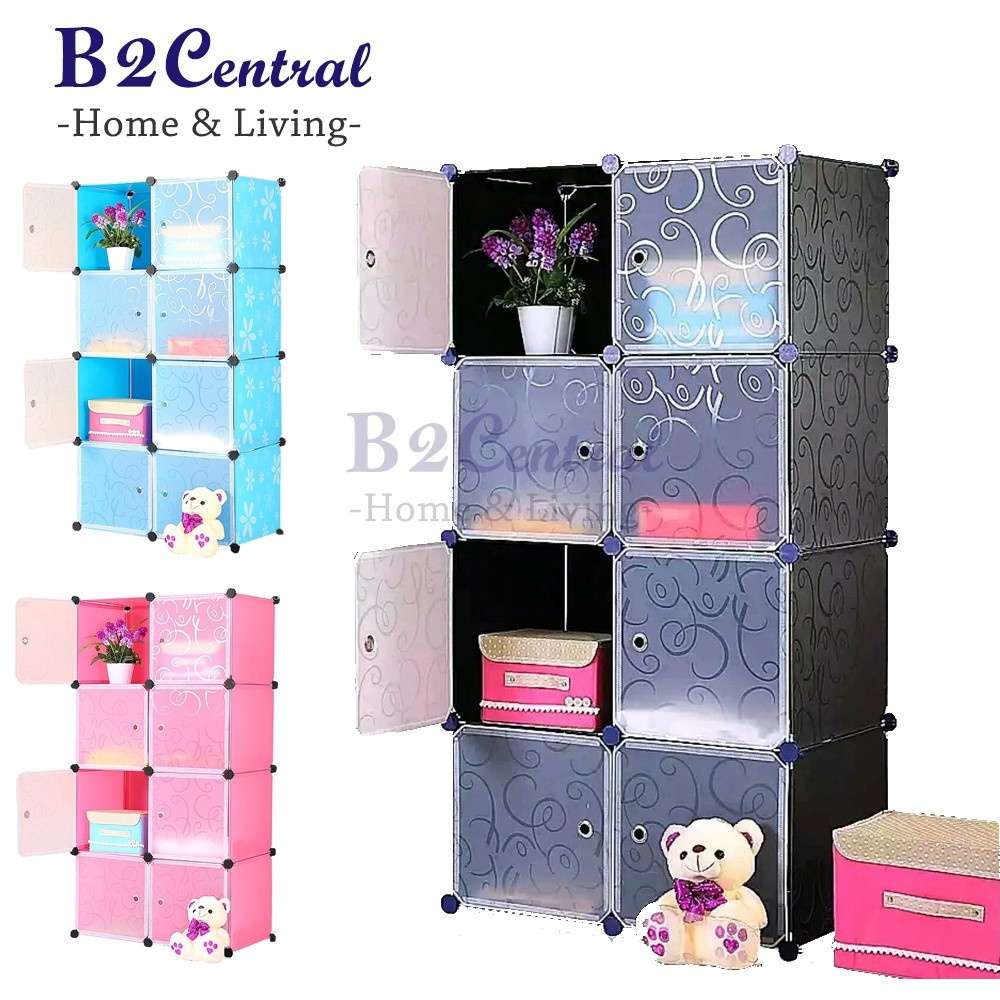 8 Cube Wardrobe Storage Book Rak Buku Shopee