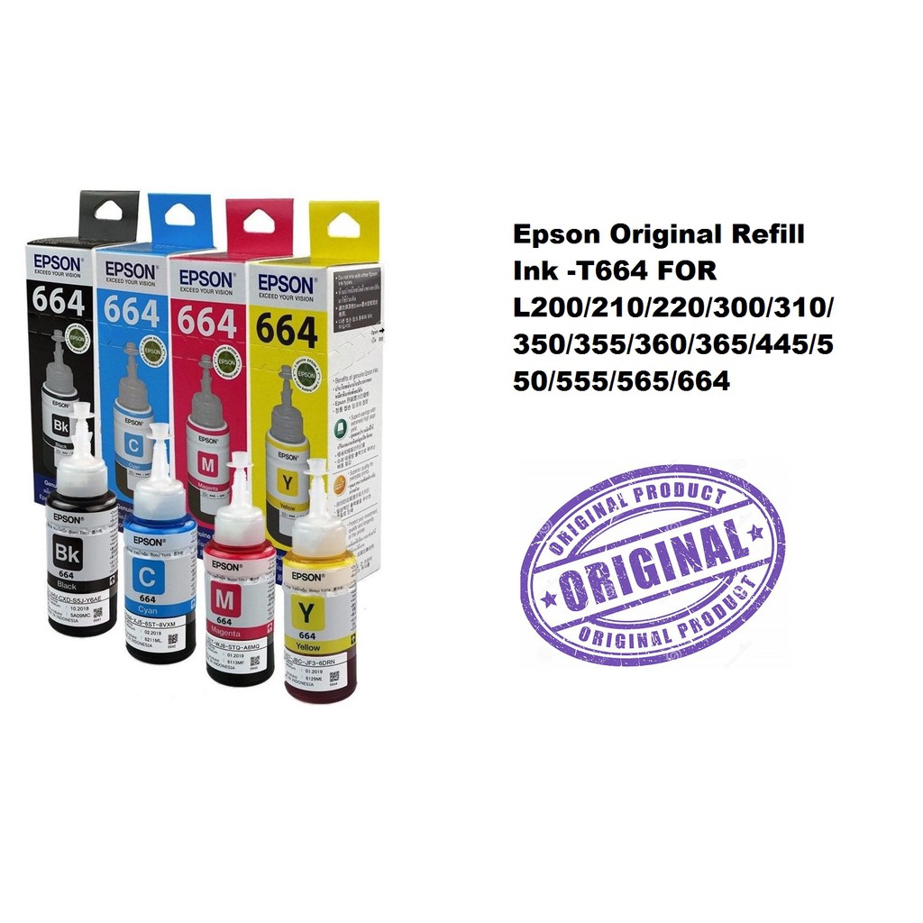 epson l200 ink code