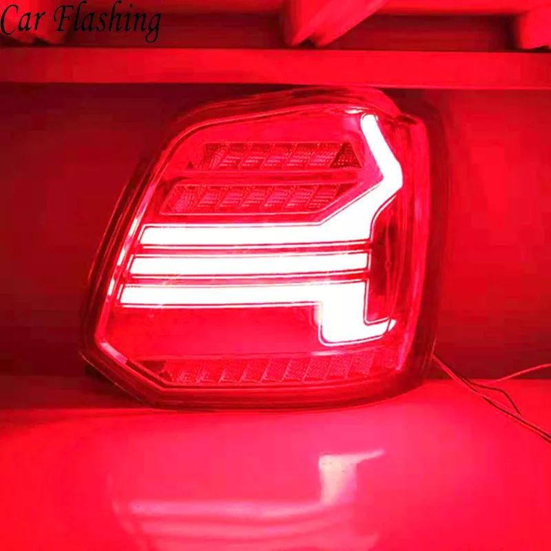 Car Flashing 1 Set Taillight assembly For VW Volkswagen Polo 20102018