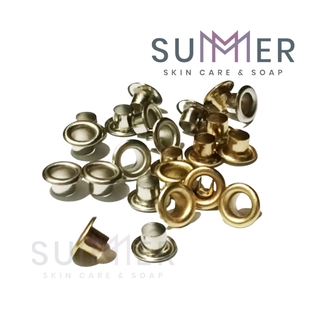 Summer Soap Mini Ring Accessory for Aroma Stone / Brick Wax / Resin / Decoration Golden & Silver Ring 金属圈
