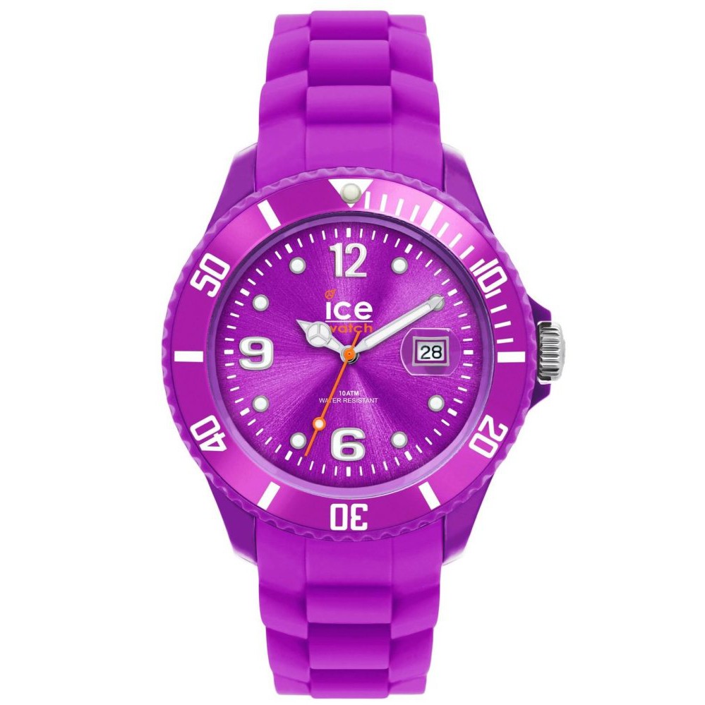 Ice Watch SI.PE.B.S.09 Ice Forever Purple Big Silicone Mineral Glass 100 WR Unisex Watch