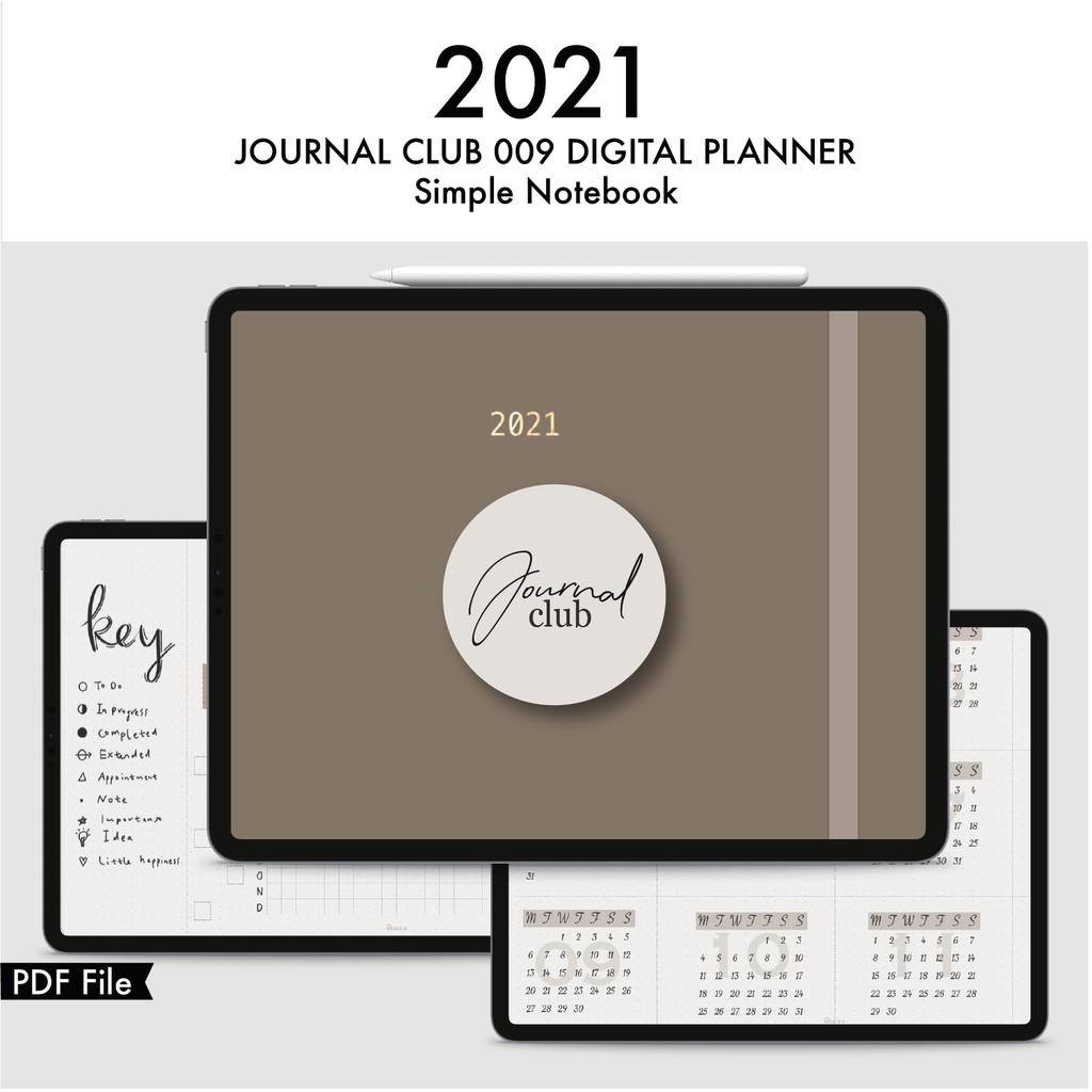 Buy Journalclub 2021 Digital Planner 009 Goodnotes Notability Seetracker Malaysia