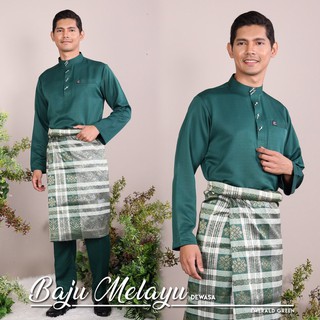  BAJU  MELAYU  MODEN  EMERALD  GREEN  ayah anak Shopee Malaysia