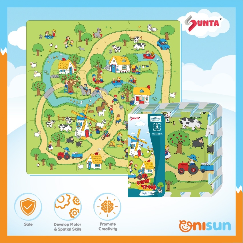 Children Farm Track Puzzle Mat (Mat Kanak-kanak)