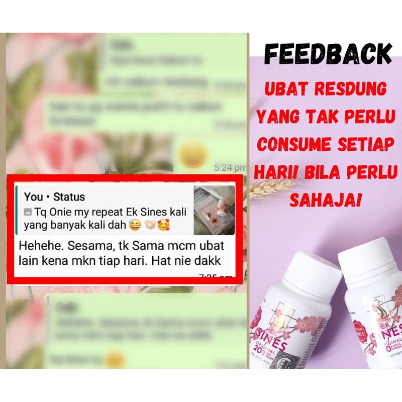 Ek Sines Ubat Resdung Rm15 Shopee Malaysia