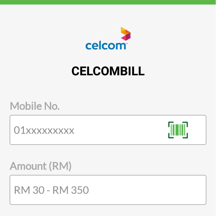 Bayaran Bill Celcom Pay Bill Celcom Online Shopee Malaysia