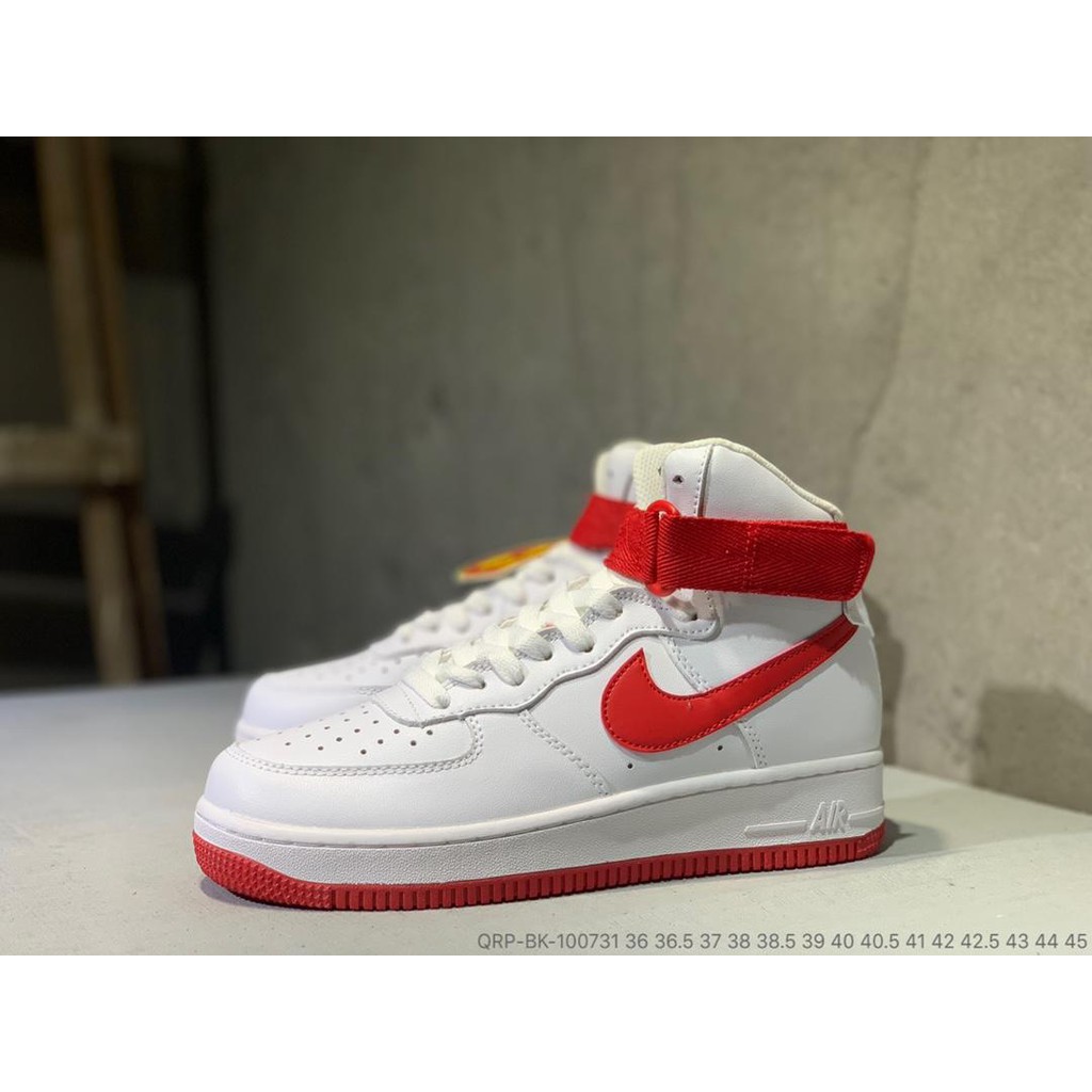 red nike air force high tops