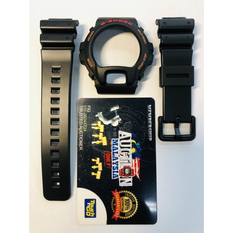 Original G Shock Dw 6900 Fox Fire Band And Bezel Custom Wording Shopee Malaysia