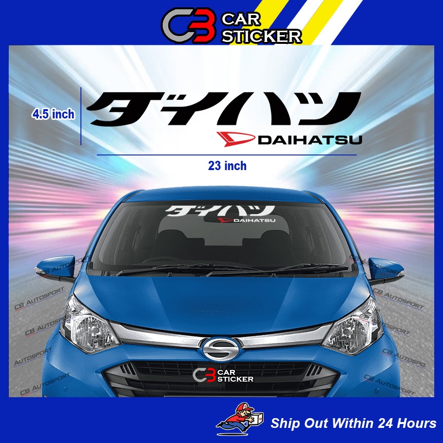 DAIHATSU JAPANESE CAR STICKER / CS689 Shopee Malaysia