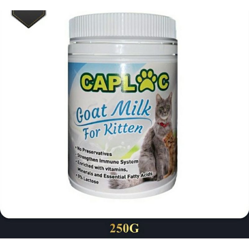 CapLac Premium Goat's Milk Powder For Cats & Kitten 250g