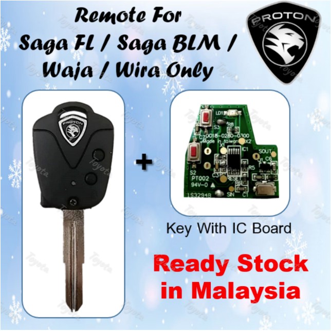 Remote Alarm Key for Proton Saga FL Saga BLM Waja Wira ...