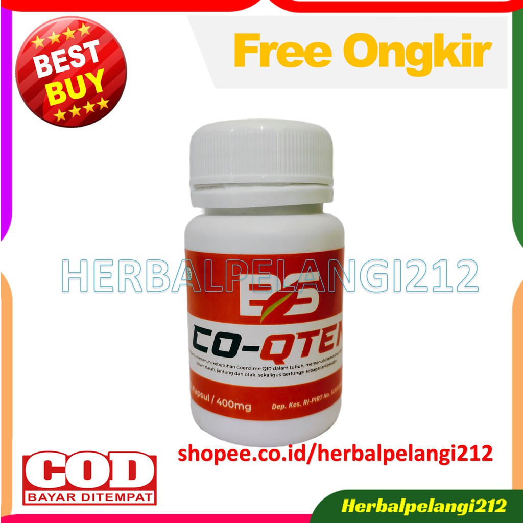 Biosyafa CO-QTEN | Co-qten Probiotic Capsules | Helps Regeneration Cell Heart Cell