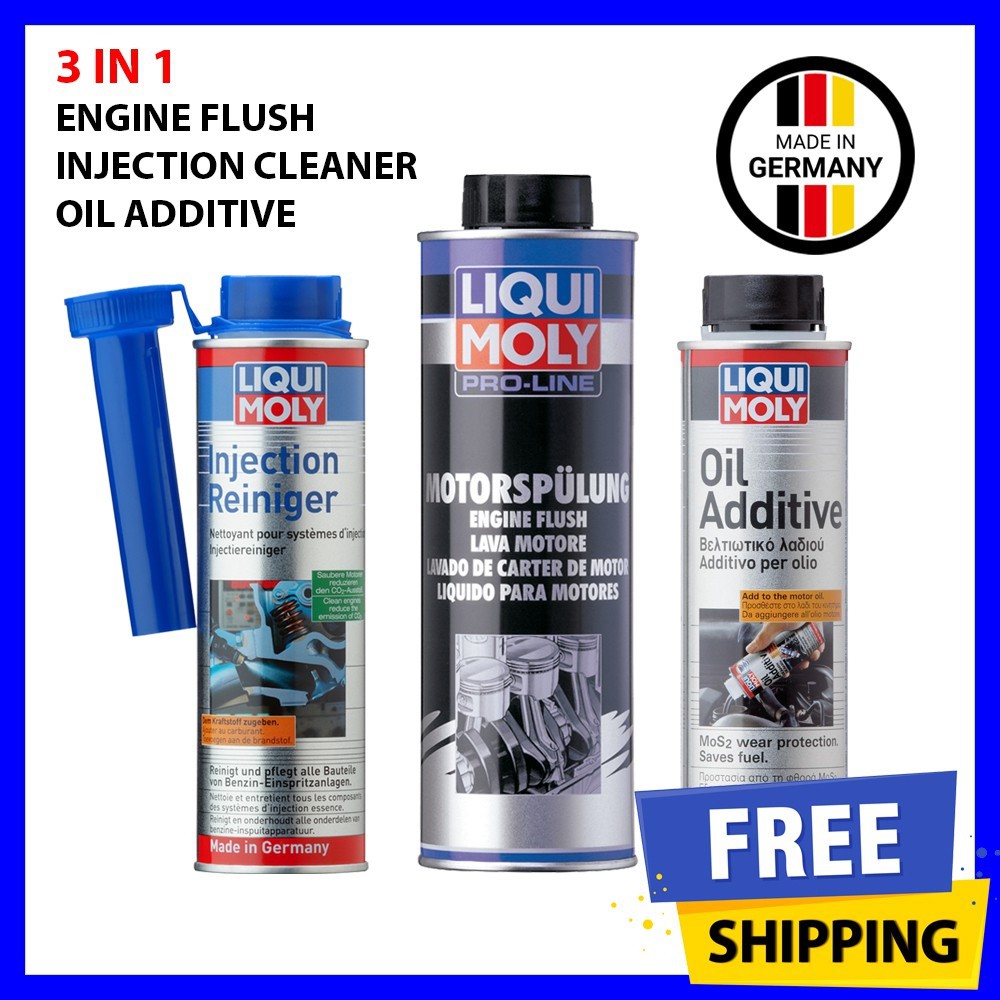 Liqui Moly PRO LINE ENGINE FLUSH + OIL ADDITIVE + INJECTION CLEANER (3 IN 1) Shopee Malaysia