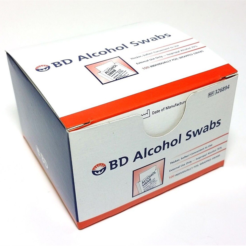 bd alcohol pads