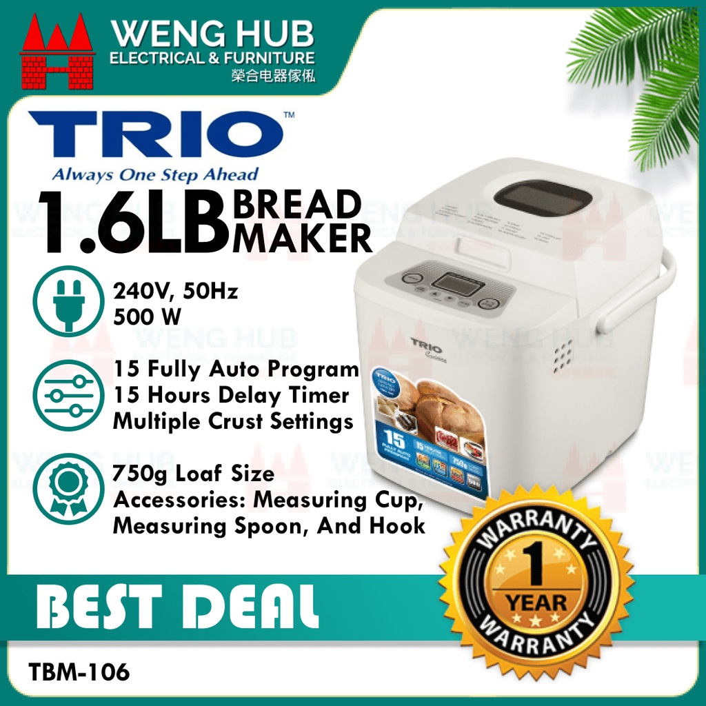 Trio Bread Maker TBM-106