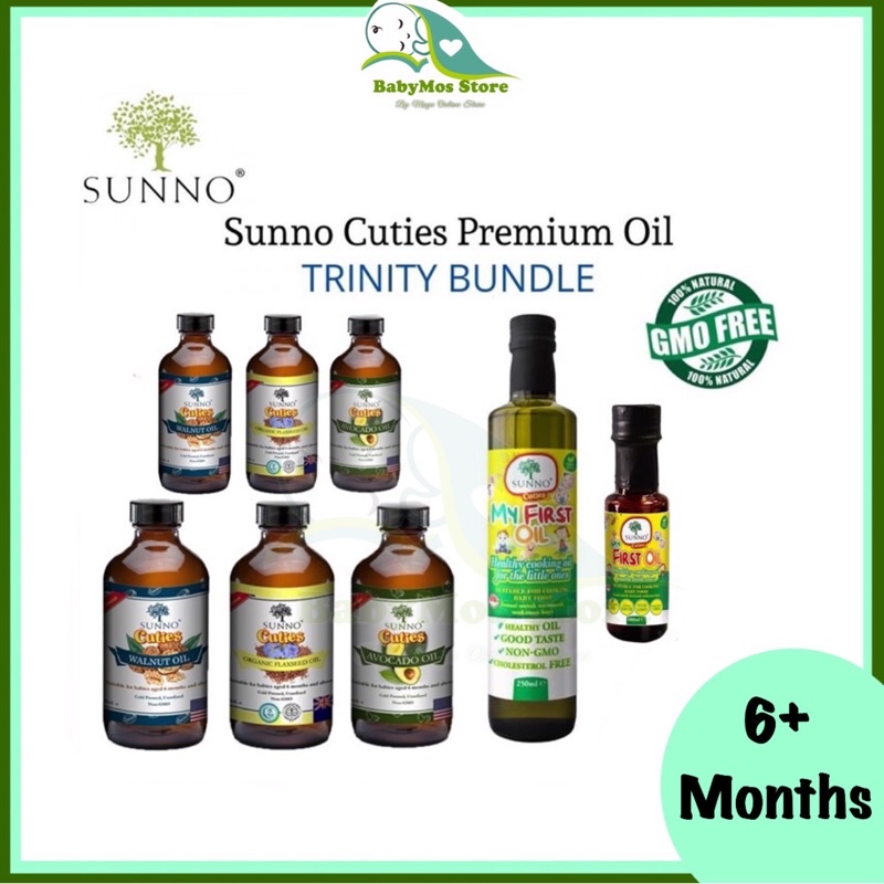 SUNNO / SOMAMA CUTIES Trinity Bundle Walnut, Avocado & Organic