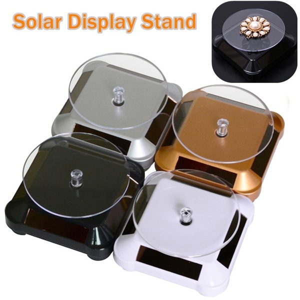 NEW Solar Rotating Showcase 360 Rotating Display Stand Rotation Display Rotate Stand 360 Rotate